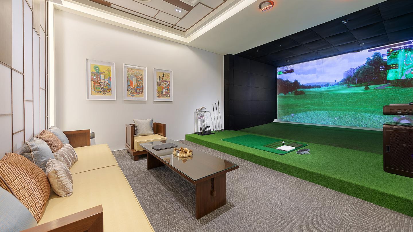 LOTTE HOTEL YANGON Screen Golf Lounge Korean Style Room