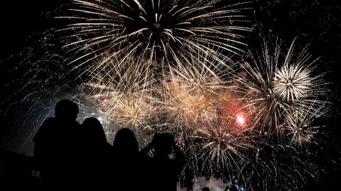 Fireworks festival, festival, new year